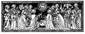 Adoration of the Lamb Headpiece