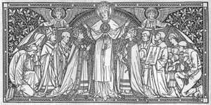 Madonna with Saints Headpiece