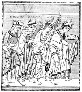 Nations Paying Homage to Emperor Otto II