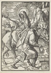 Flight into Egypt (Jacob Cornelisz.)