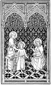Holy Family in the Workshop at Nazareth