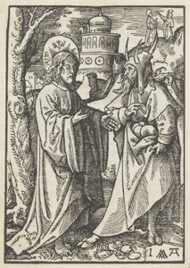 Temptation of Christ (Jacob Cornelisz.)