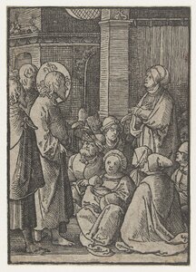 Christ Preaching (Lucas van Leyden)