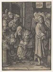 Christ Threatened with Stoning (Lucas van Leyden)