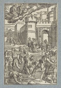 Christ Threatened with Stoning (Van Sichem)