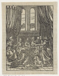 Mary Magdalene Anoints Christ's Feet (Van Sichem) 1