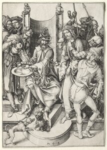 Christ Before Pilate (Schongauer)