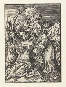 Christ Wakes the Sleeping Disciples (Jacob Cornelisz.)