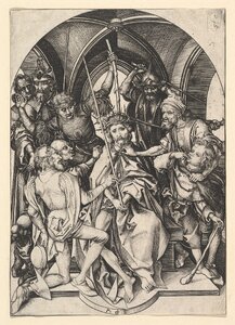 Crowning with Thorns (Schongauer)