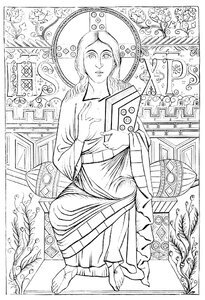 Christ in Majesty (School of Alcuin)
