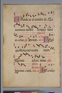 Chant Manuscript 4