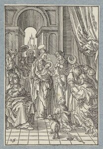 St Anne with the Virgin and Child (Van Sichem)