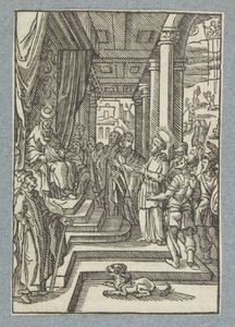St Stephen Before the High Priest (Van Sichem)